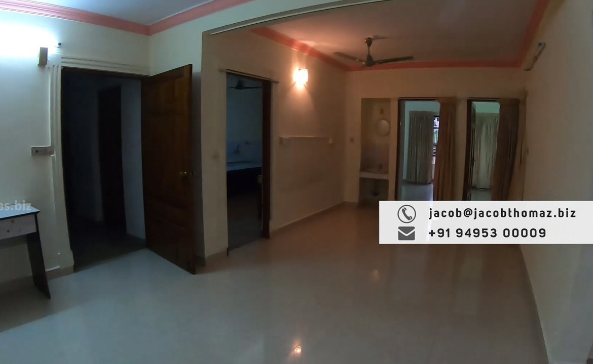 3BHK Flat for rent in Palarivattom,Near Holiday Inn Hotel, Kochi