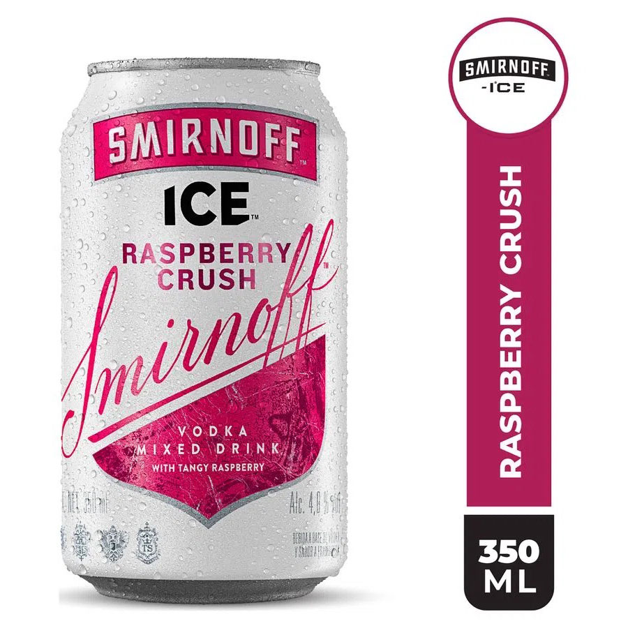 Smirnoff Ice Raspberry Can 350ml JacoFresh