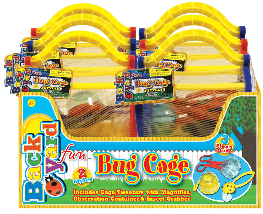 812c BACKYARD FUN BUG CAGE 12pc Jaco