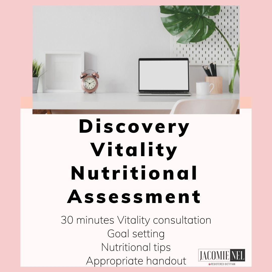 Discovery Vitality Nutrition Consultation Nel Dietitian