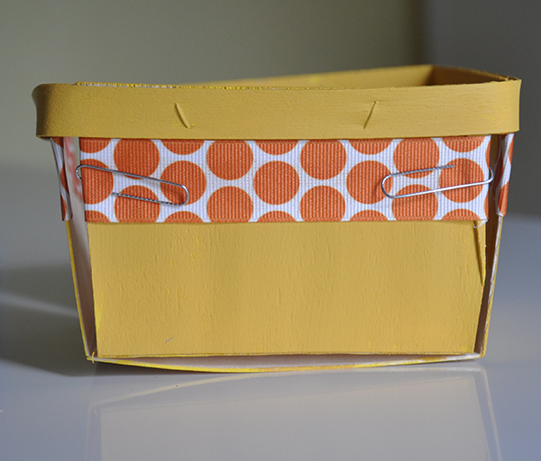 Get Organized with Pretty Decorated Berry Baskets Jacquelynne Steves