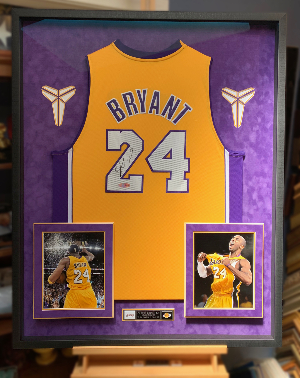 10PLUS Ways to Frame a Signed Kobe Bryant Jersey Jacquez Art & Jersey Framing