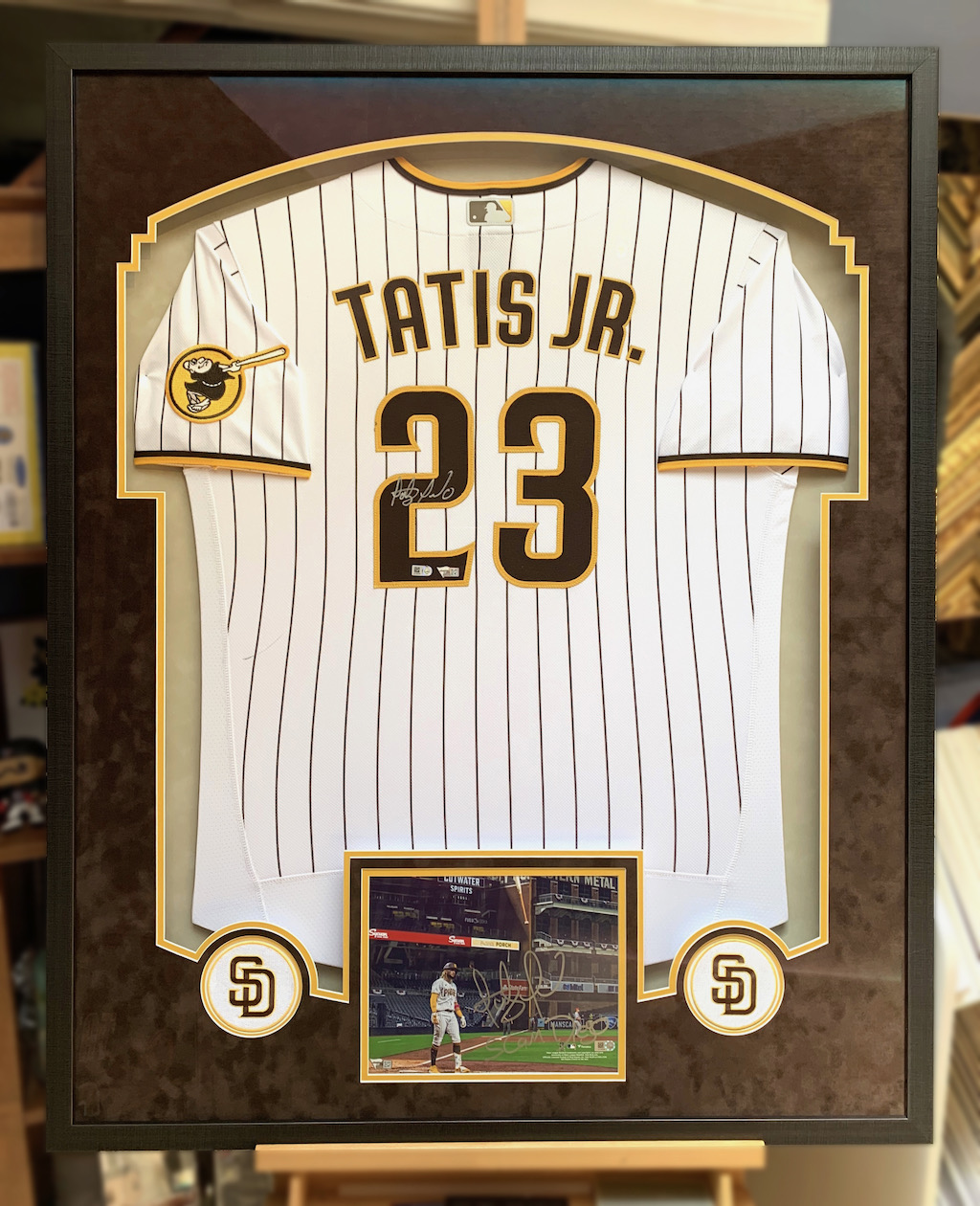 Fernando Tatis Jr. and San Diego Padres Jersey and Sports Memorabilia Framing Jacquez Art