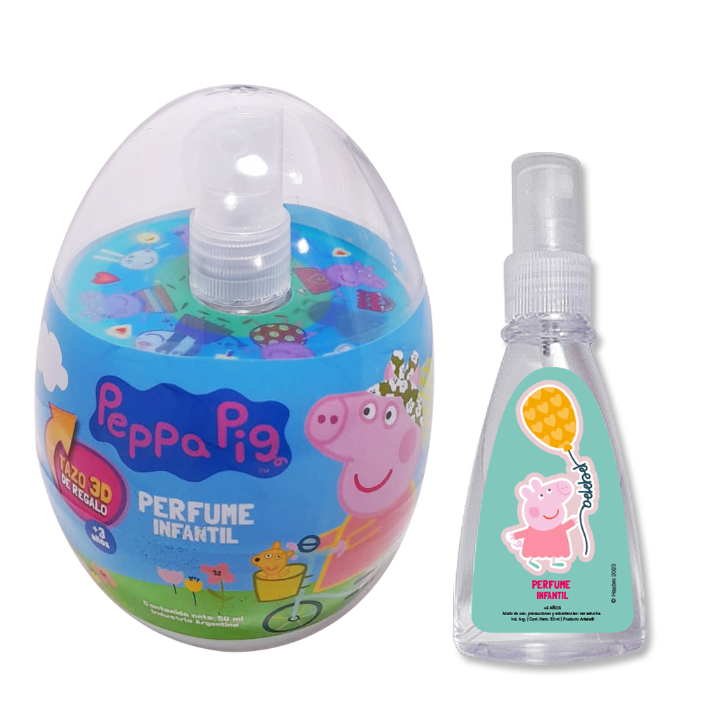 48112 PERFUME X 50ML EN CAPSULA PEPPA PIG +TAZO 3D Jactans