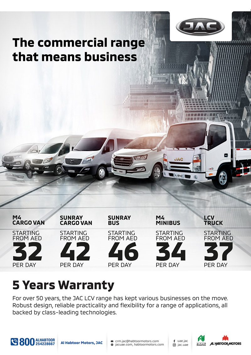 Special Offer Commercial JAC UAE