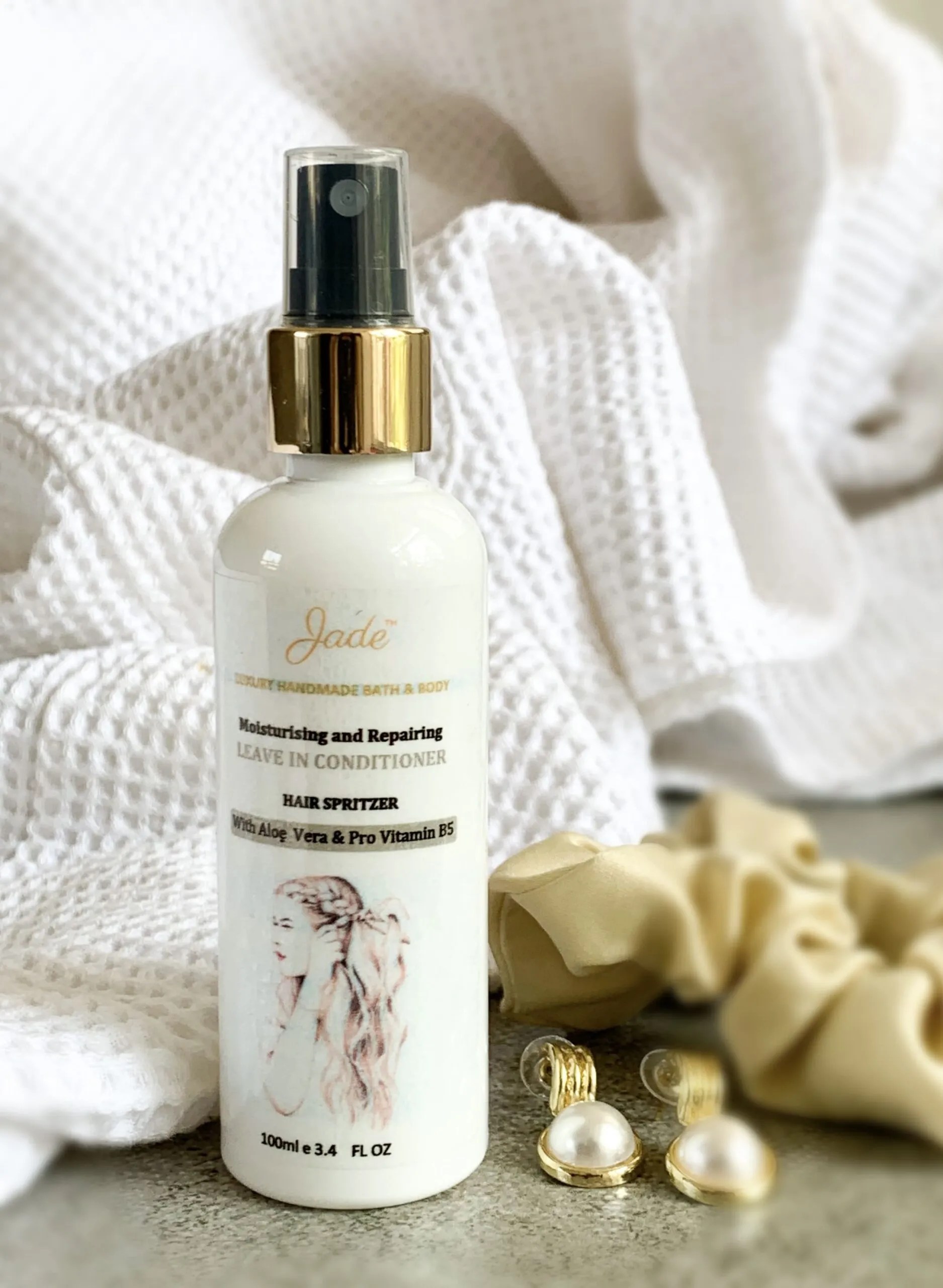 Leavein Conditioner Hair Spritzer 100ml Jade Bath and Body