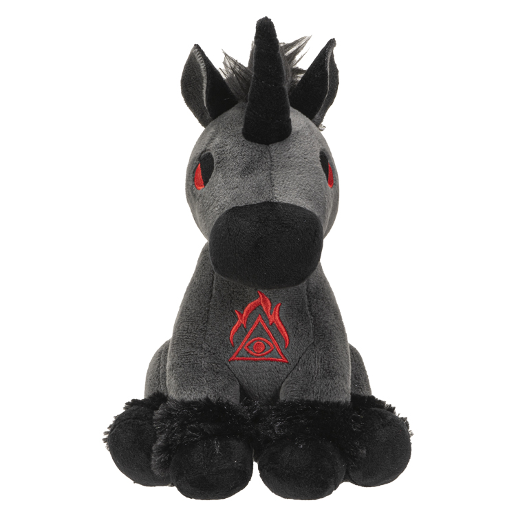 Black Unicorn Plush