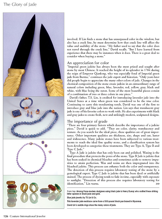 Jades Articles Jade Jewelry by David Lin