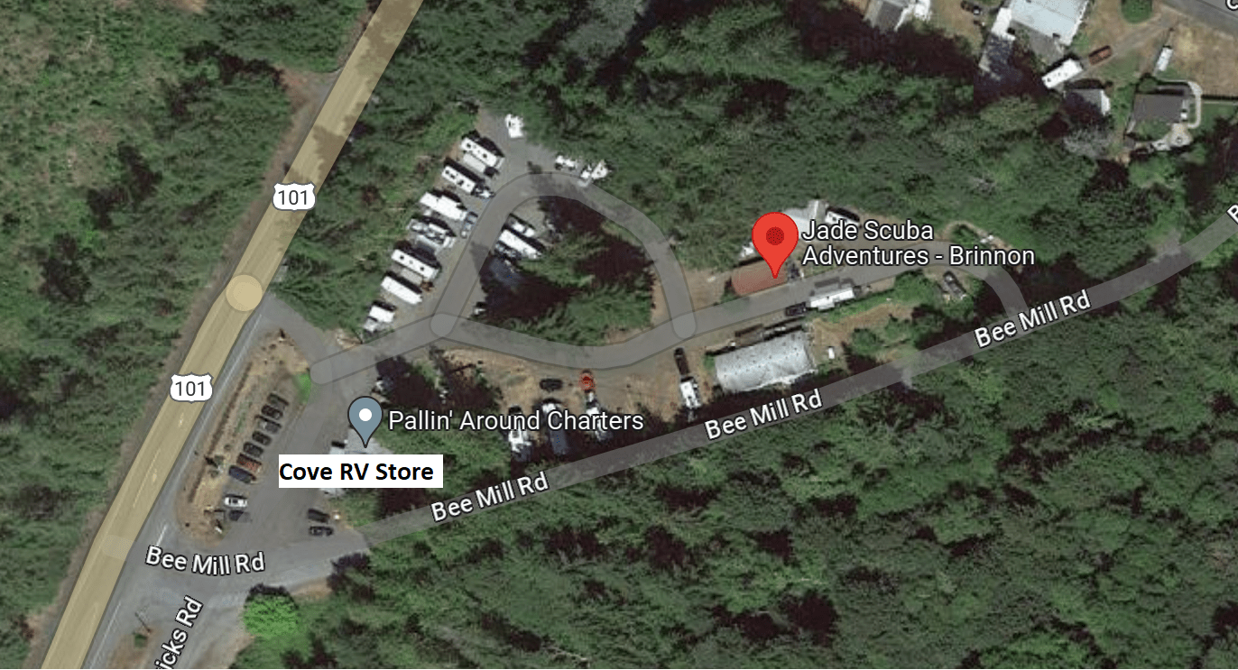 New Location in Brinnon, WA Jade Scuba Adventures