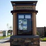 Qualico Rendezvous Information Kiosk by Jade SignWorks