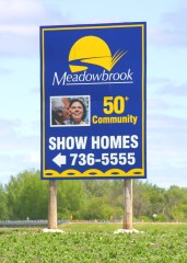 Community Billboard Sign