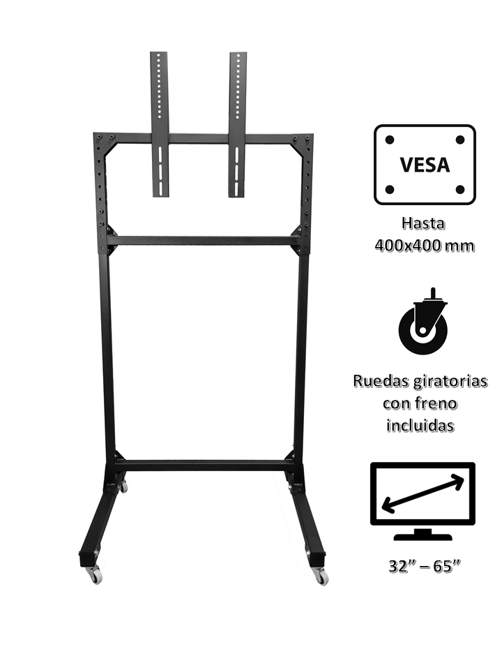 Soporte Para TV LED/LCD 32″ a 65″ TV Stand con estantes Jaditek