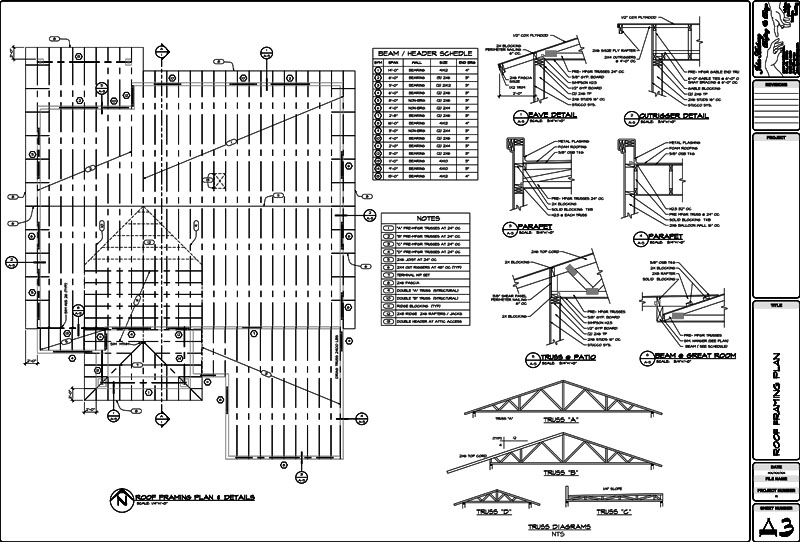 Fountain Hills Arizona Custom Home Design Gallery & Blueprint Archive