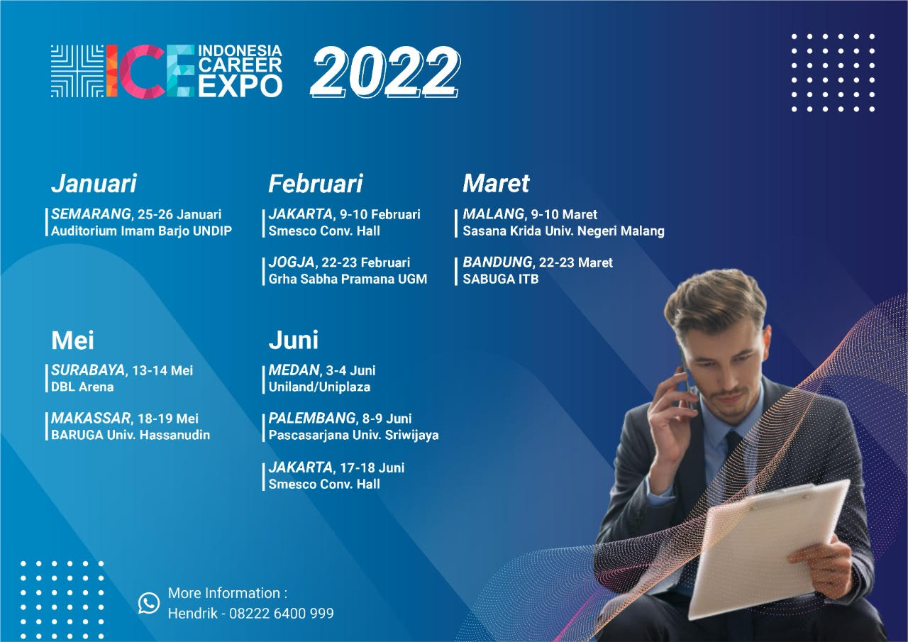 Jadwal Indonesia Career Expo 2022 – Jadwal Event, Info Pameran, Acara & Promo Terbaru