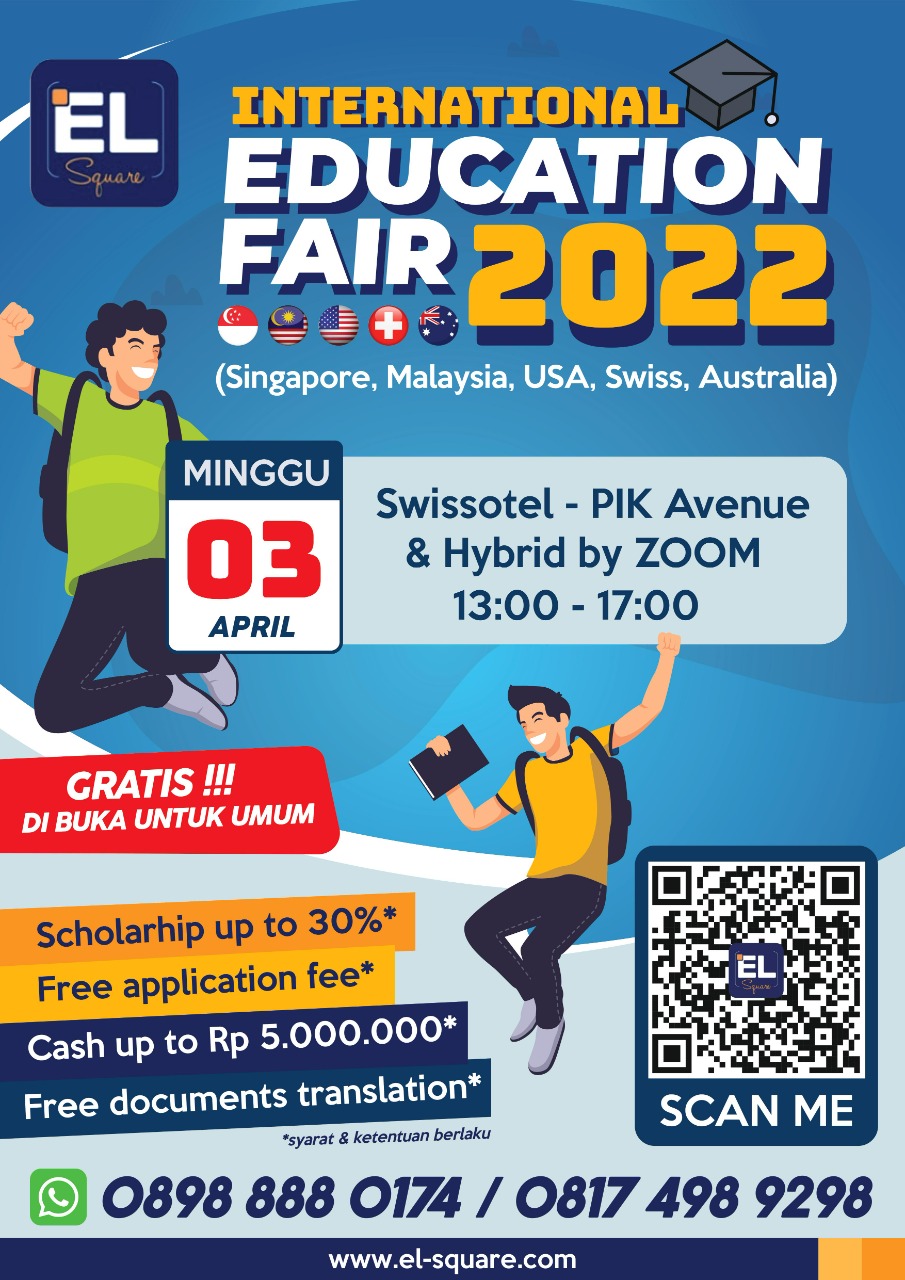 Hybrid) International Education Fair 2022 – Jadwal Event, Info Pameran, Acara & Promo Terbaru