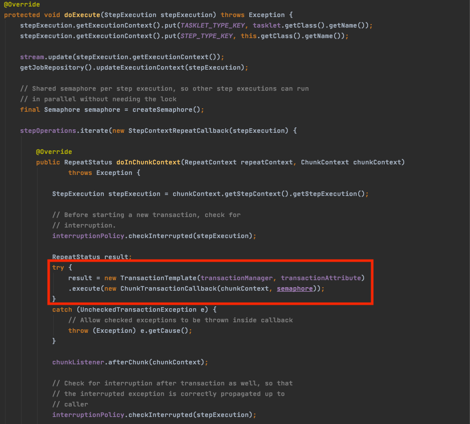 Spring Batch에서 Chunk 작업이 길어지는 경우 주의할 점 Carrey`s 기술블로그