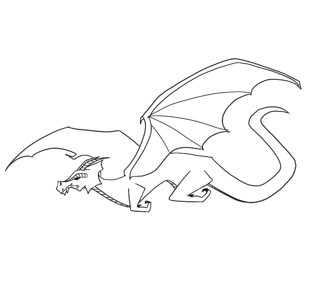 How to Draw a Dragon Flying Easy Steps Jae Johns