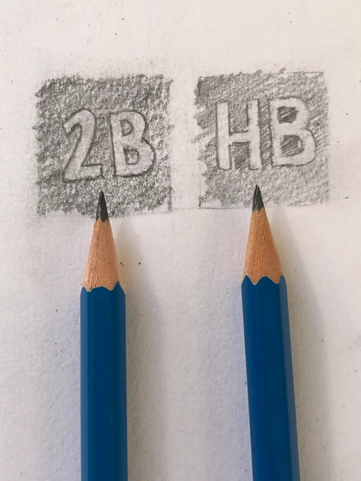 HB Pencils, B Pencils, H Pencils Graphite Scale Explained