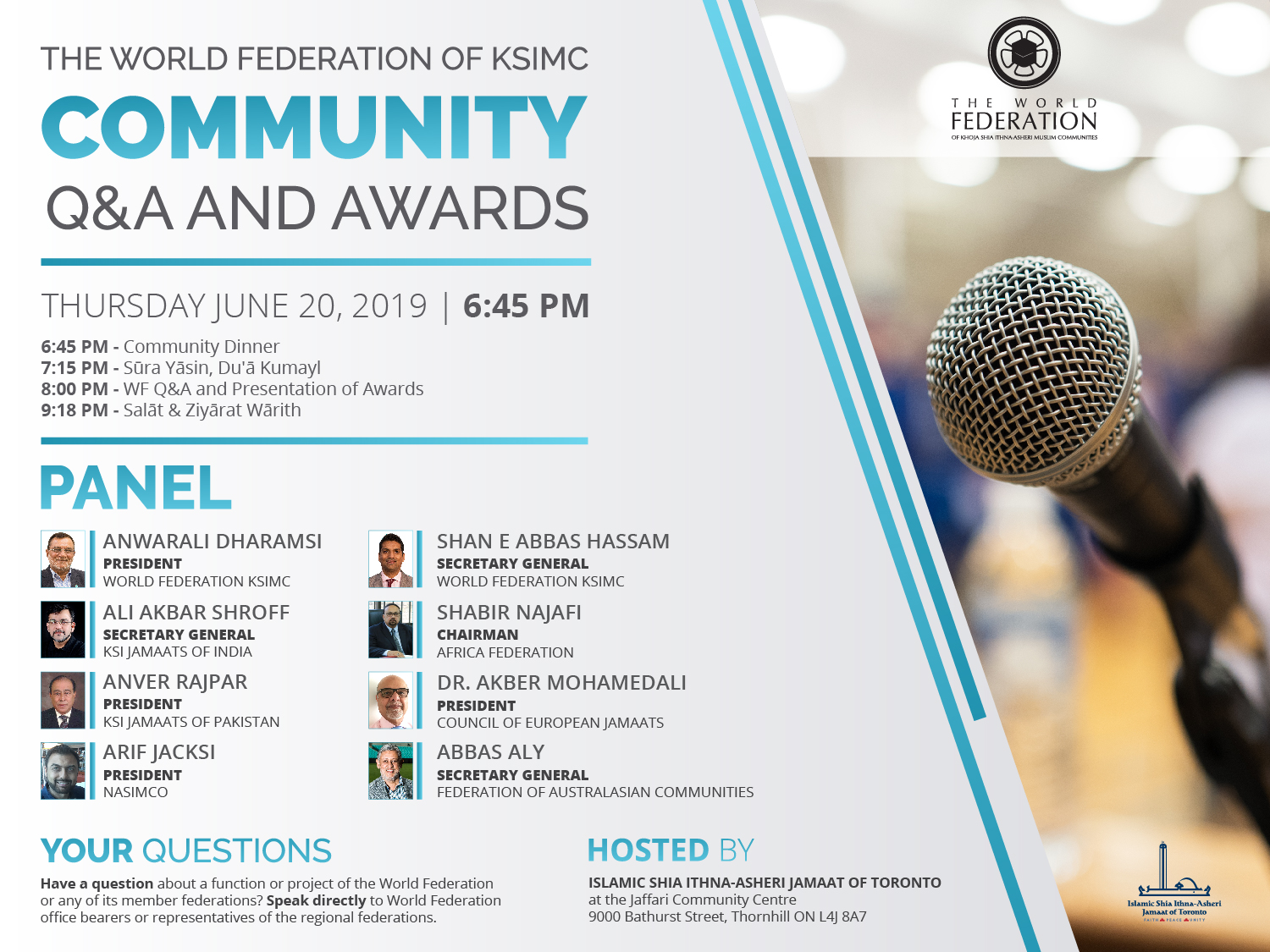 Jumeraat Program ISIJ of Toronto
