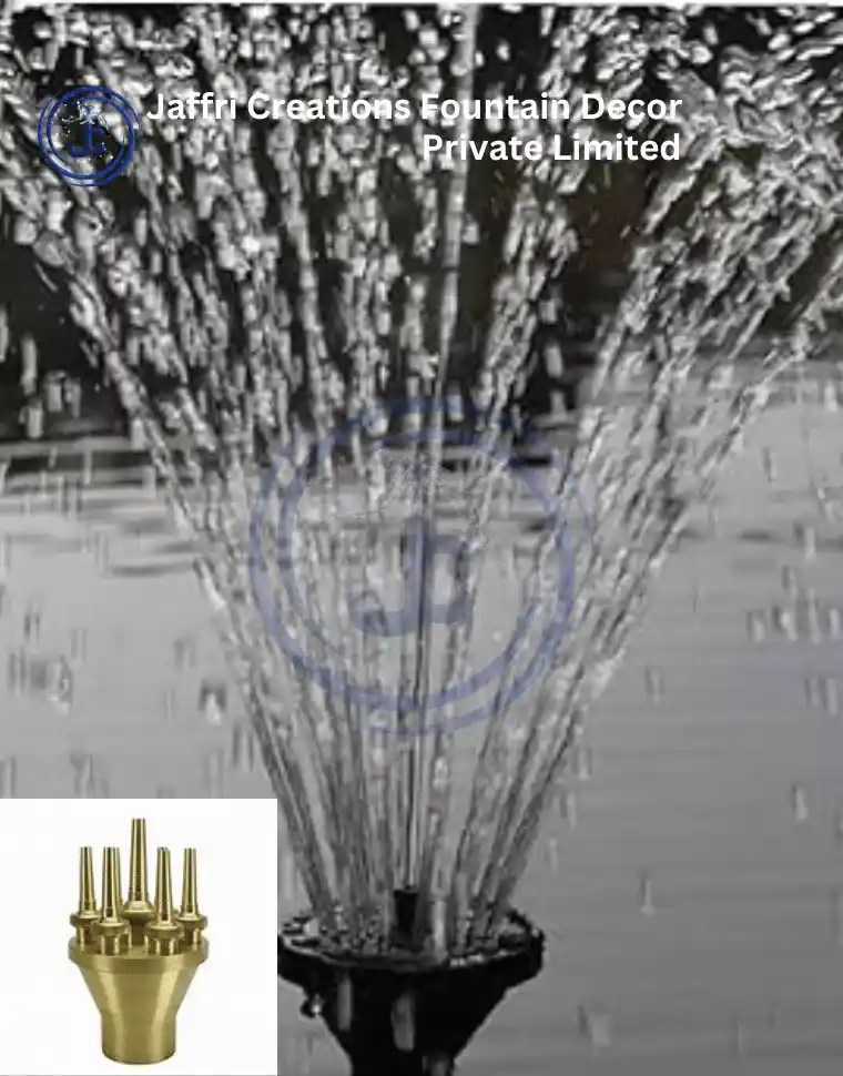 Lotus Fountain Nozzle 3/4'' Jaffri Creations