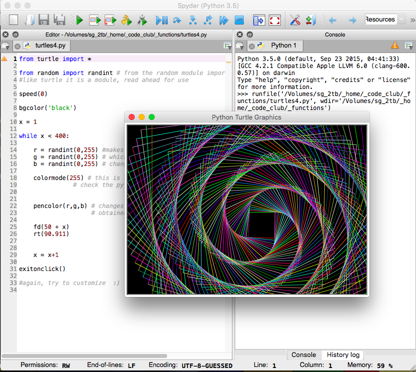 Spyder Python IDE justaboutfine