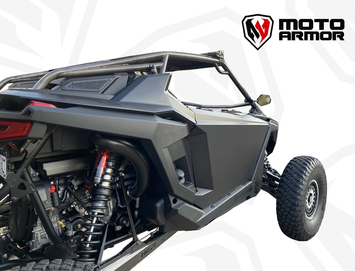 Moto Armor Aluminum Doors for 2 Seat Polaris RZR Jagged X Offroad