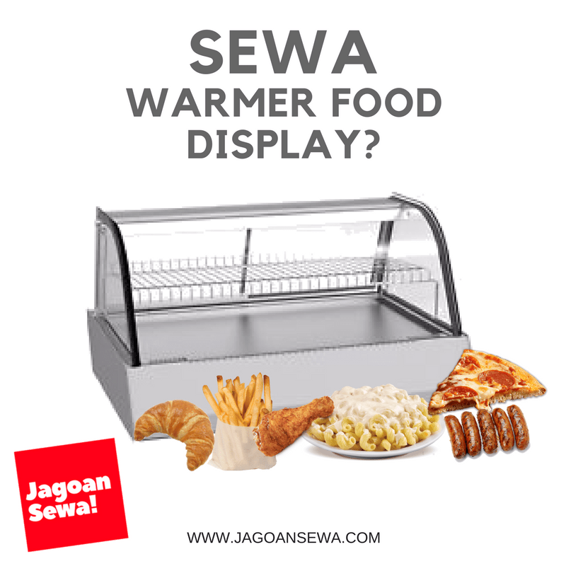 Sewa Harian Warmer Food Display / Showcase Warmer JAGOAN SEWA