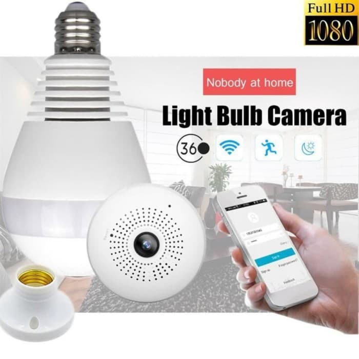 CCTV BOHLAM LAMPU IP CAMERA V380 CCTV LAMPU WIFI WIRELESS MURAH CCTV IP