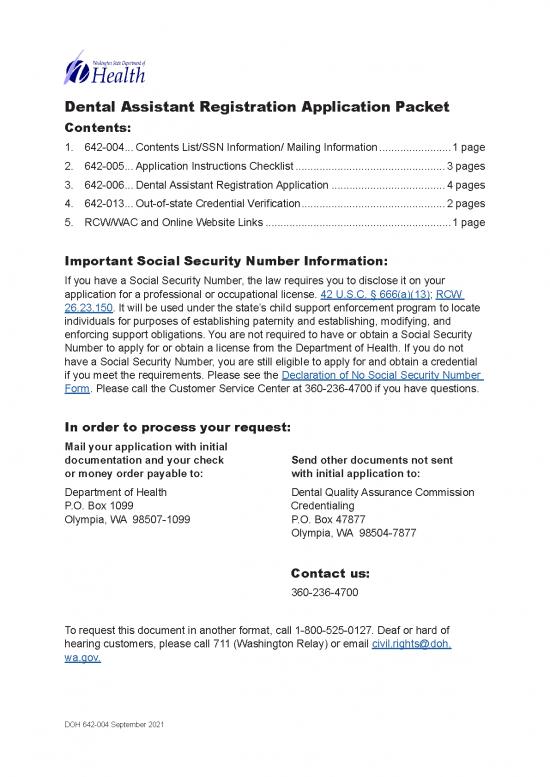 Dental Assistant Id 28310 642004