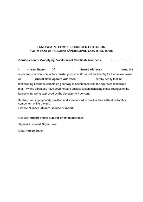 Landscaping Flyer Template Word 30233 Landscape Completion