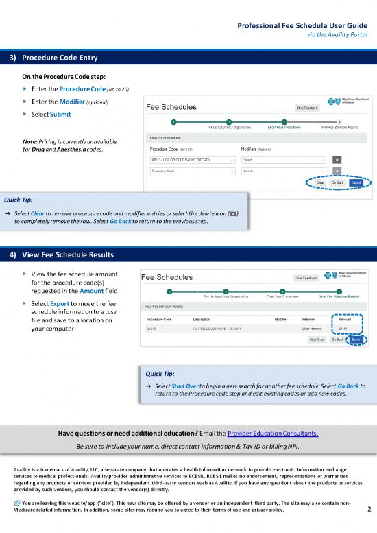 Medicaid Fee Schedule 2021 Pdf 44267 Availity Prof Fee Schedule User