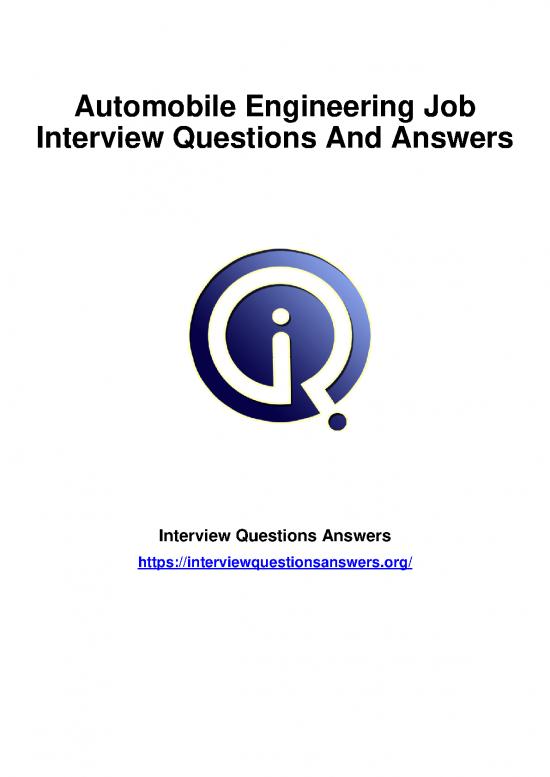 Automobile Engineering Pdf 84959 726 Automobile Engineering Interview