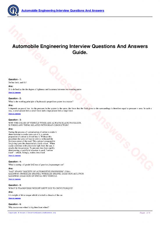 Automobile Engineering Pdf 84959 726 Automobile Engineering Interview