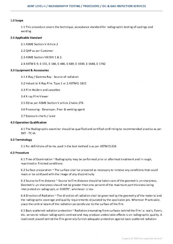 Radiographic Testing Procedure Pdf 90324 Rt Procedure