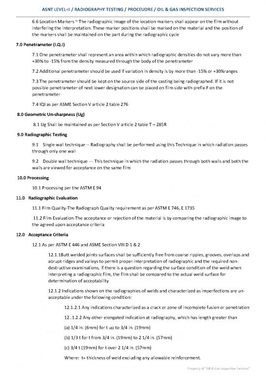 Radiographic Testing Procedure Pdf 90324 Rt Procedure
