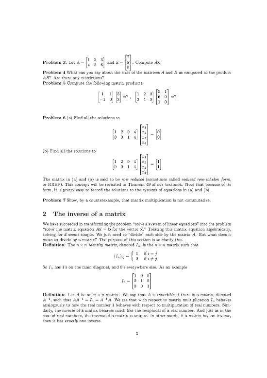 Matrix Pdf 172890 Matrices And Determinants Project
