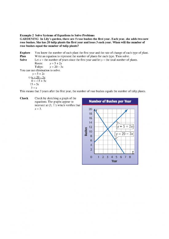 Solving A System Of Linear Equations Word Problem Examples