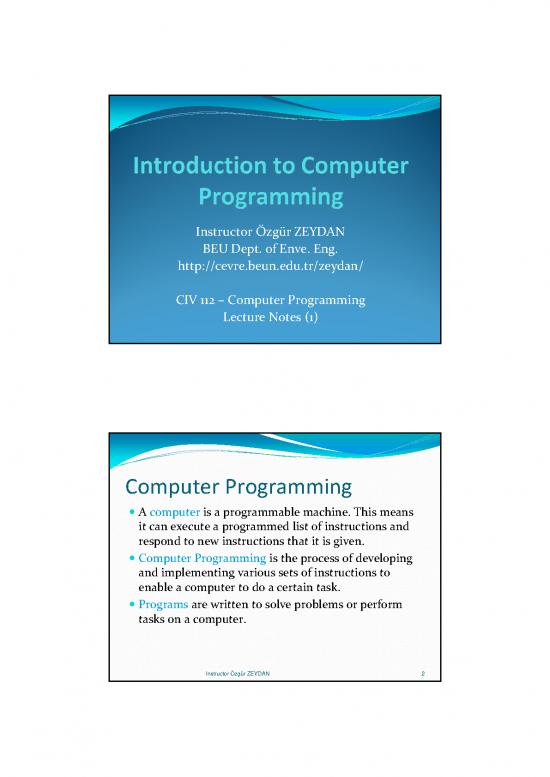Machine Language Pdf 188378 Introduction To Computer Programming