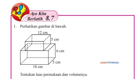 Jawaban Matematika Kelas 8 Ayo Kita Berlatih 8.7 Semester