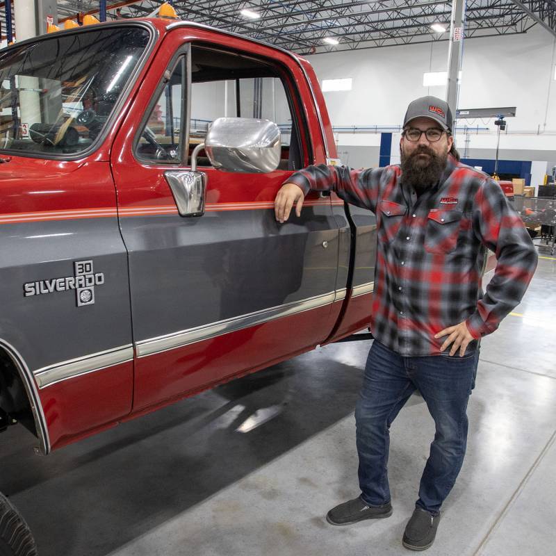 Wehrli Custom Fabrication Men's Dixxon Flannel Red & Grey Plaid