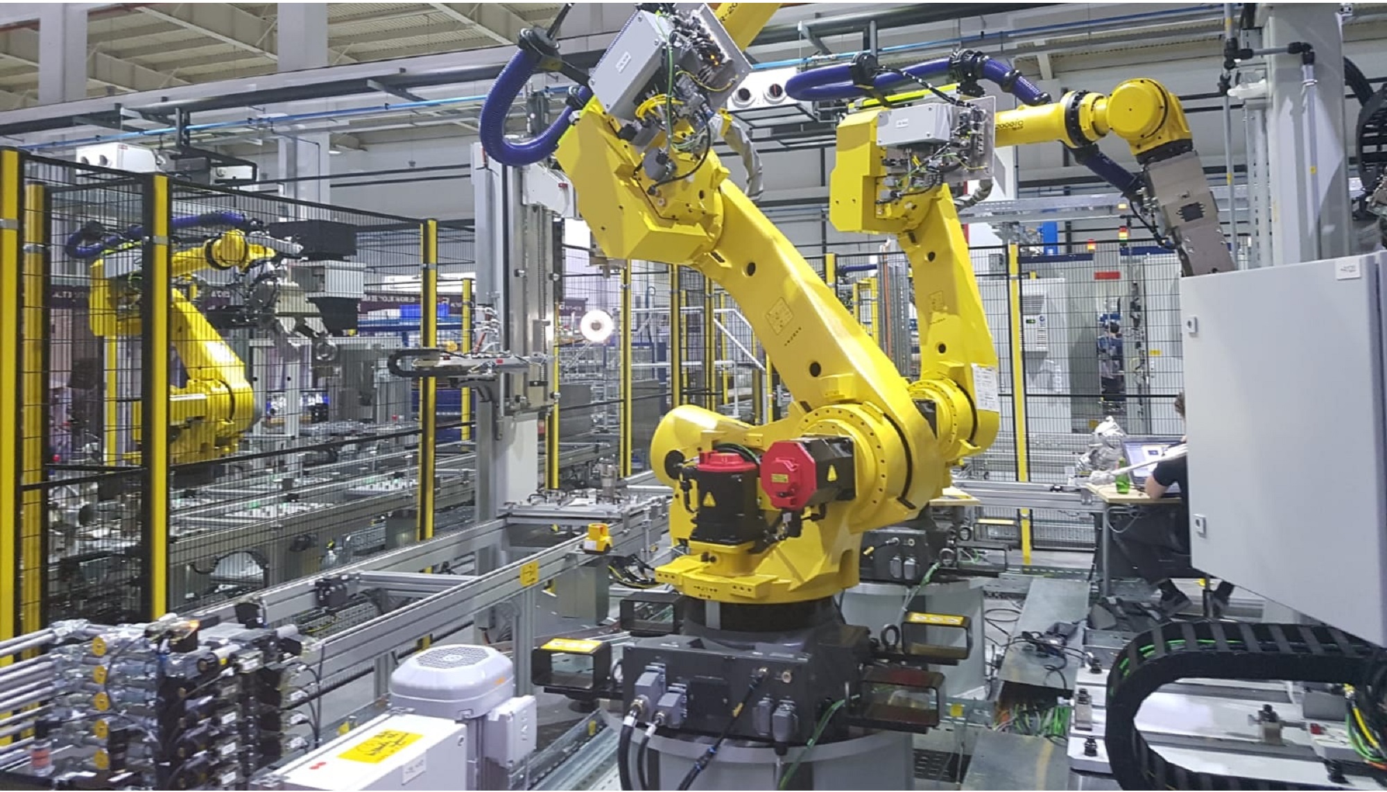 Robotik Projekt in China mit fünf FANUCRoboter JAHN interprof GmbH