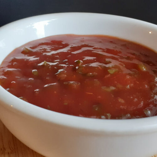 Red Relish Quick and Easy Recipe using Two Ingredients