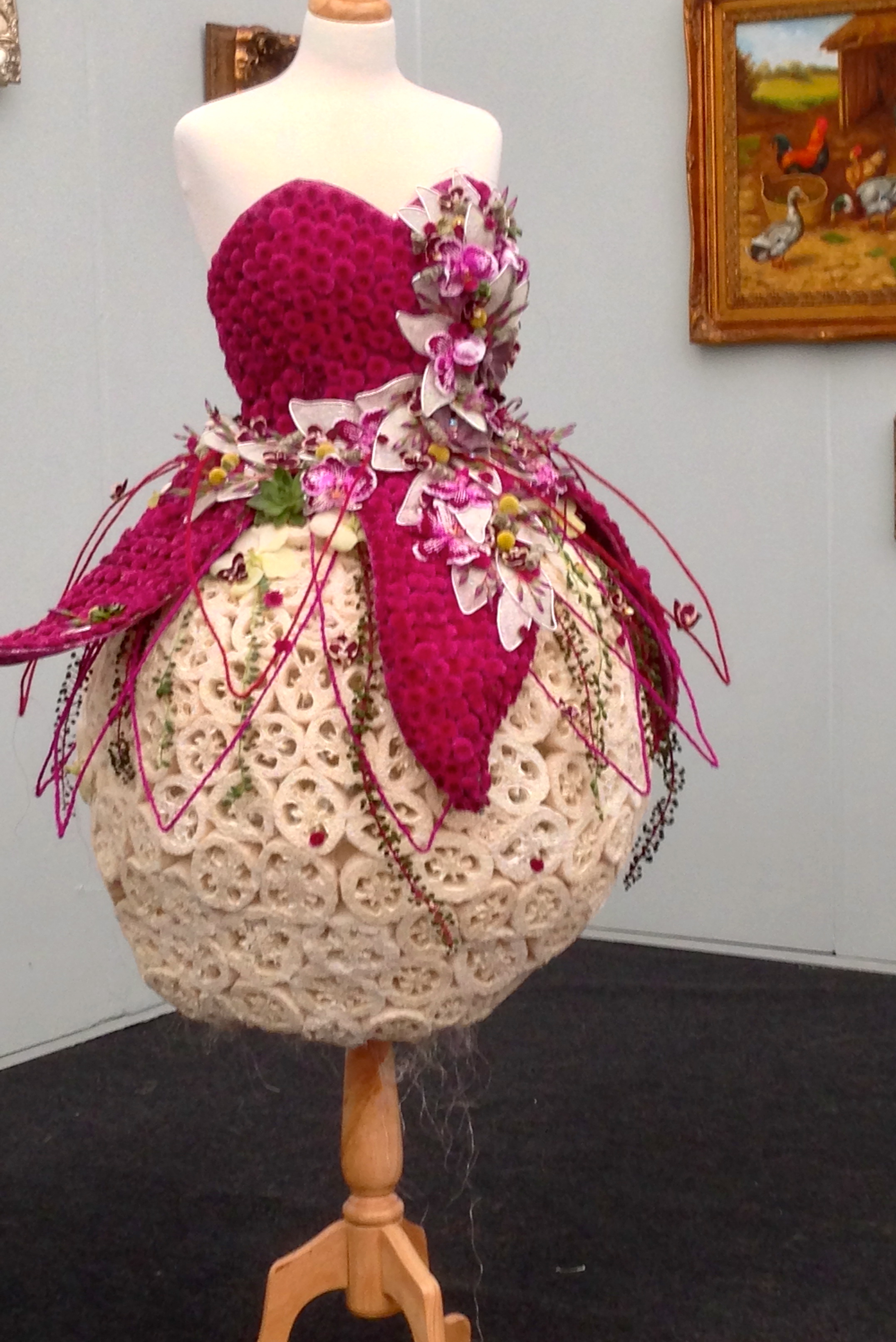 Chelsea Flower Show Fantasy Floral Dresses by Florists Jaima Company