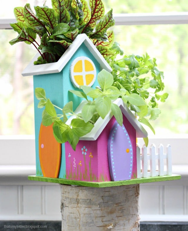 DIY Tabletop Herb Garden & DecoArt Giveaway Jaime Costiglio