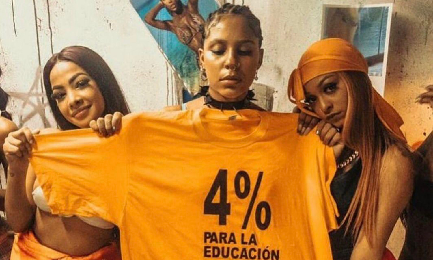 Tokischa y Yailin la mas viral promueven el 4 para la educación