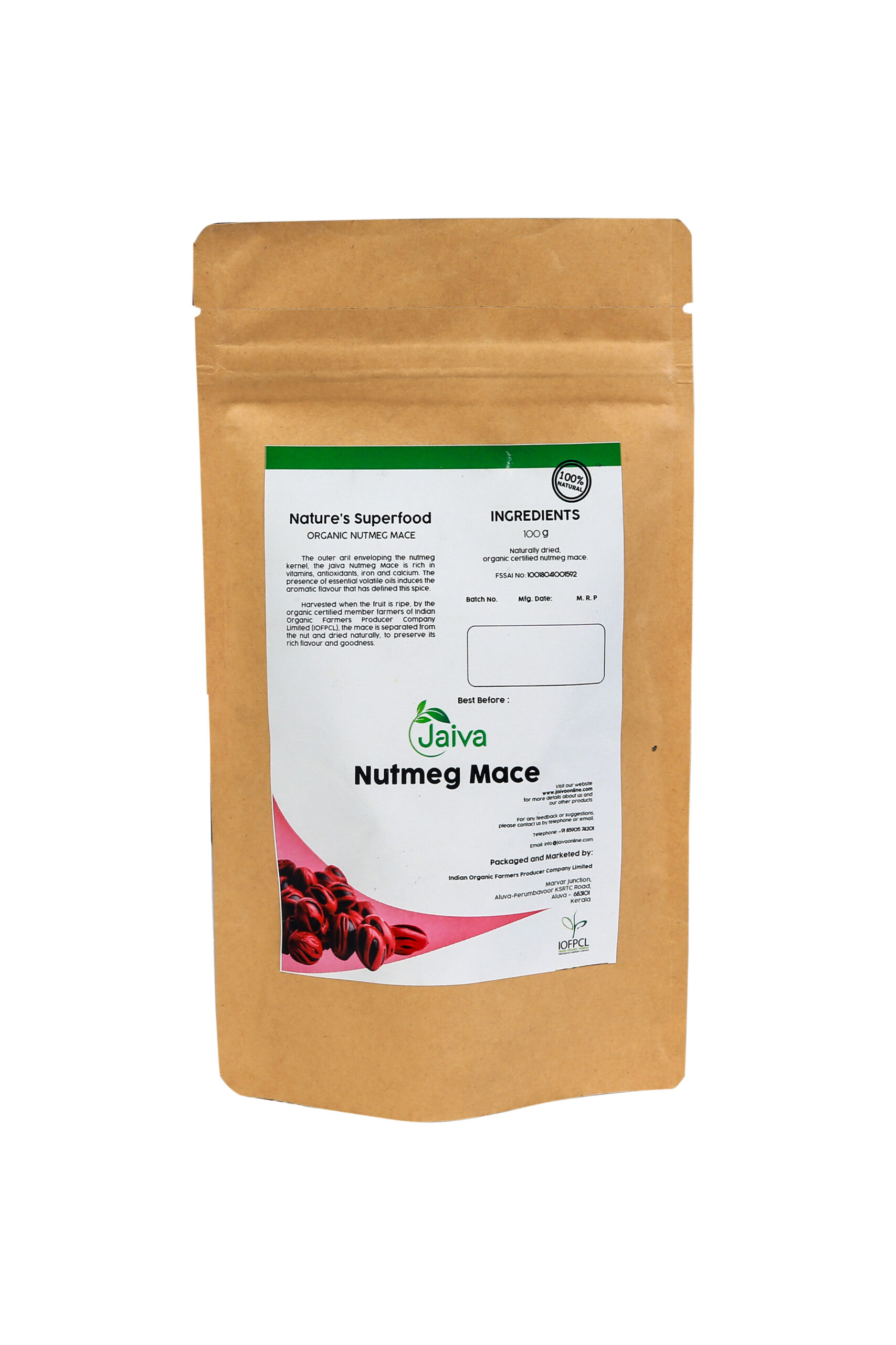 Organic Nutmeg Mace Jaiva