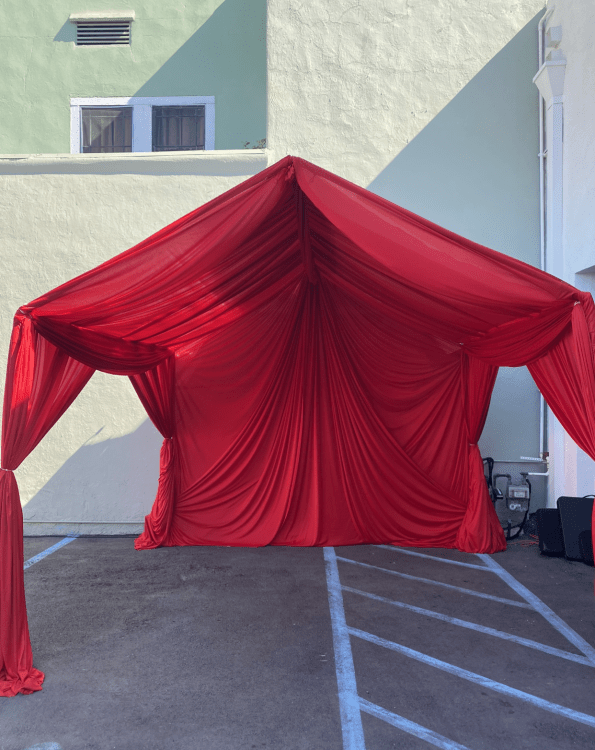 Draping & Tent 10x10 JaJa Fiesta