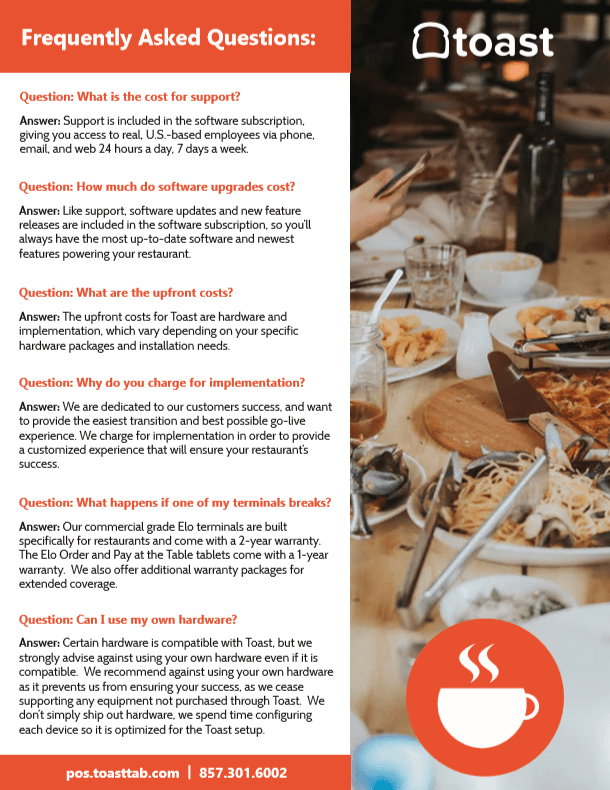 Toast Marketing Materials for Sales Reps Jake Beman