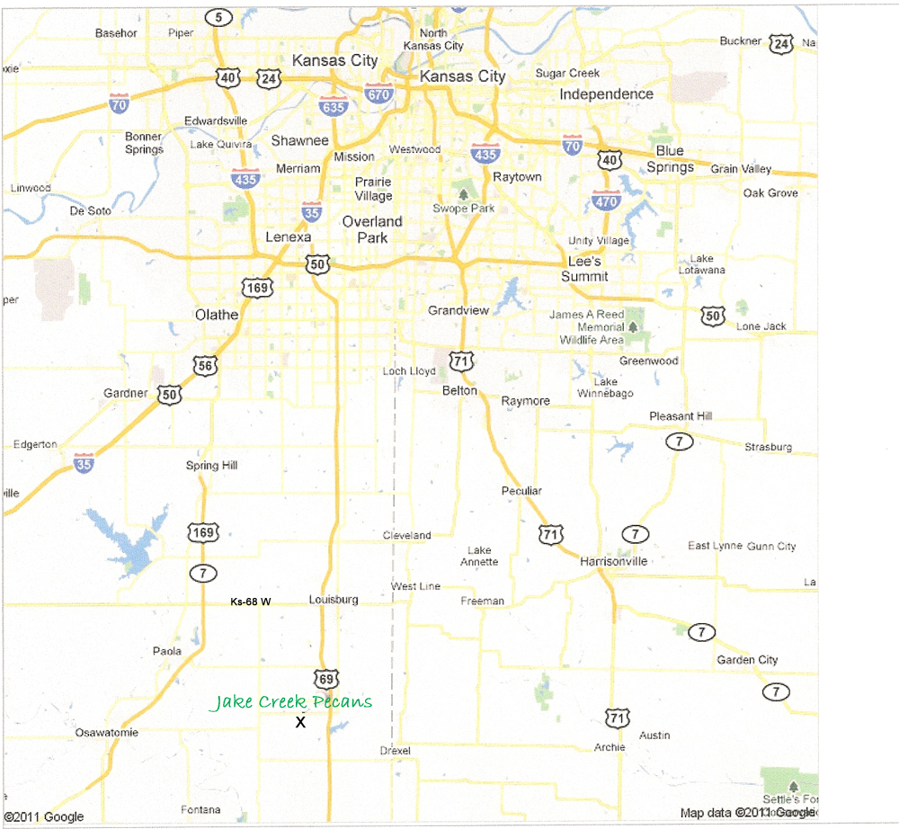 Jake Creek Pecans Directions to the Orchard