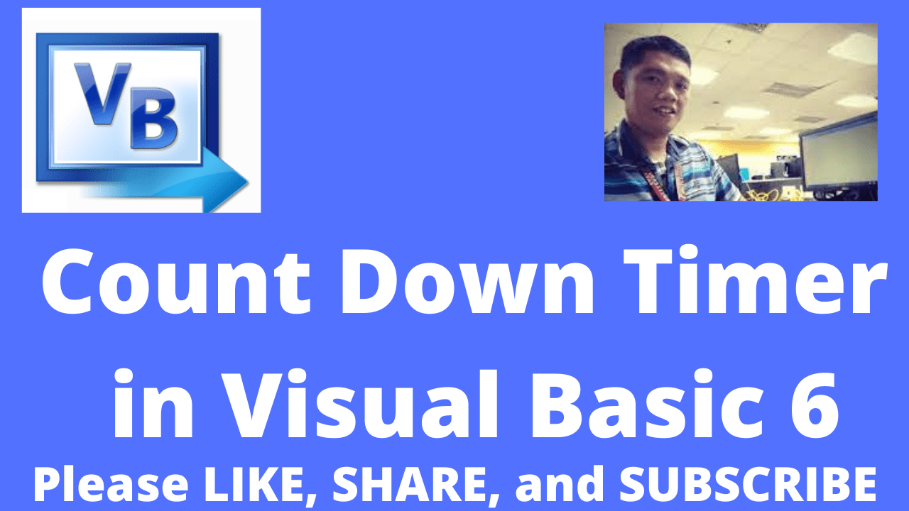 Count Down Timer in Microsoft Visual Basic 6 Free Computer
